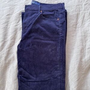 Gap navy blue corduroy pants